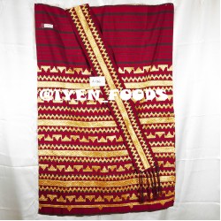 A136 KAIN TAPIS ABUNG TAJUK AYUN BAHAN MARUN